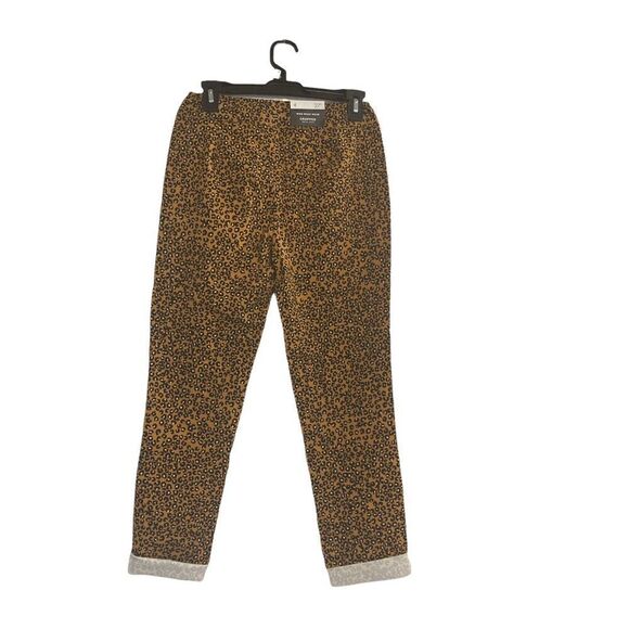 WHO WHAT WEAR,Animal Print,Cropped,High Rise, Stretch Pants,Size 4,New With Tags - Picture 2 of 11